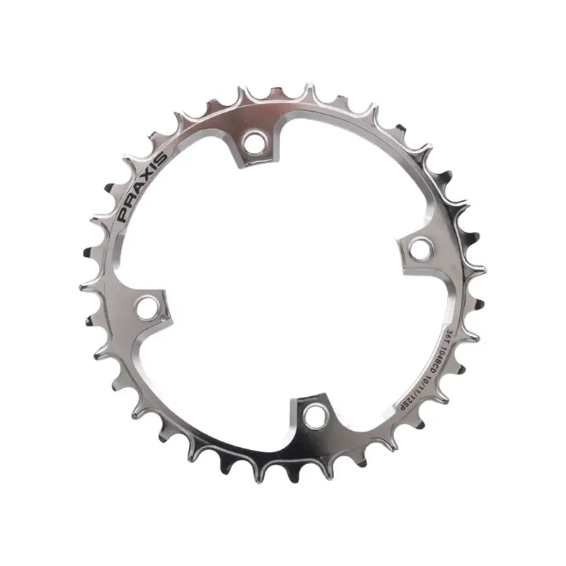 Balfes Bikes Praxis E-Ring 104 BCD NW 1x 36t PVD Coated in Silver | Free postage over £30, £10 off first order, price match & 0% finance.