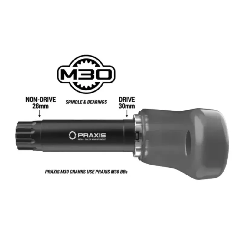 Praxis M30 Thru BSA Bottom Bracket 68mm Ceramic-2