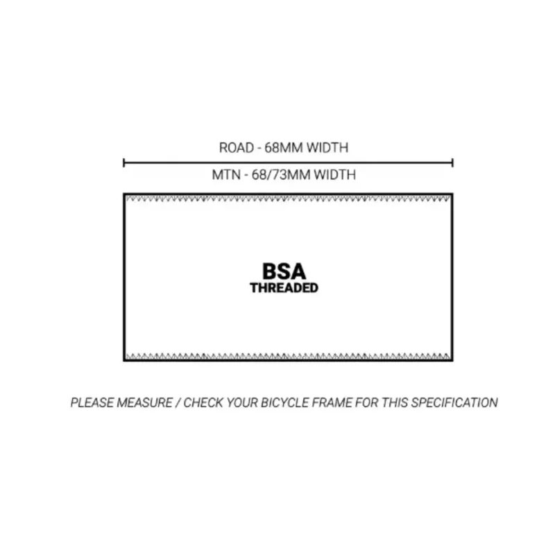 Praxis M30 Thru BSA Bottom Bracket 68mm Ceramic-3