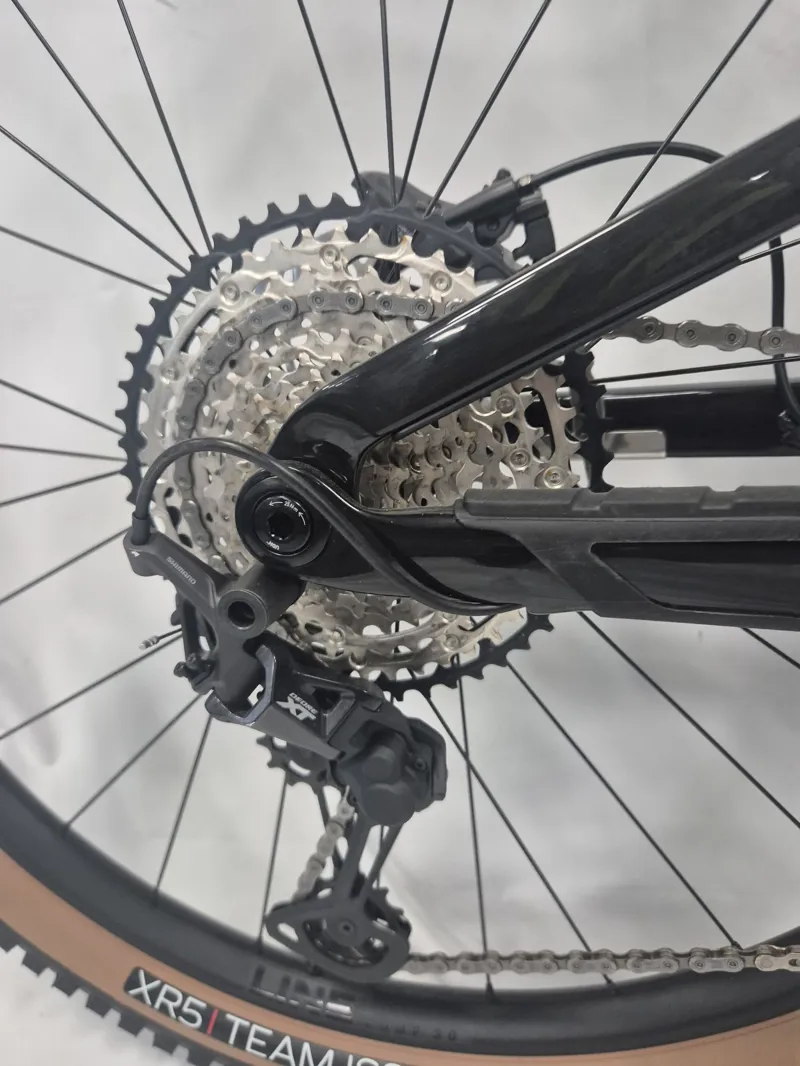 EX DEMO Trek Fuel EXe 9.7 SLX/XT Electric Full Suspension Mountain Bike Large 2026 in Deep Smoke-2