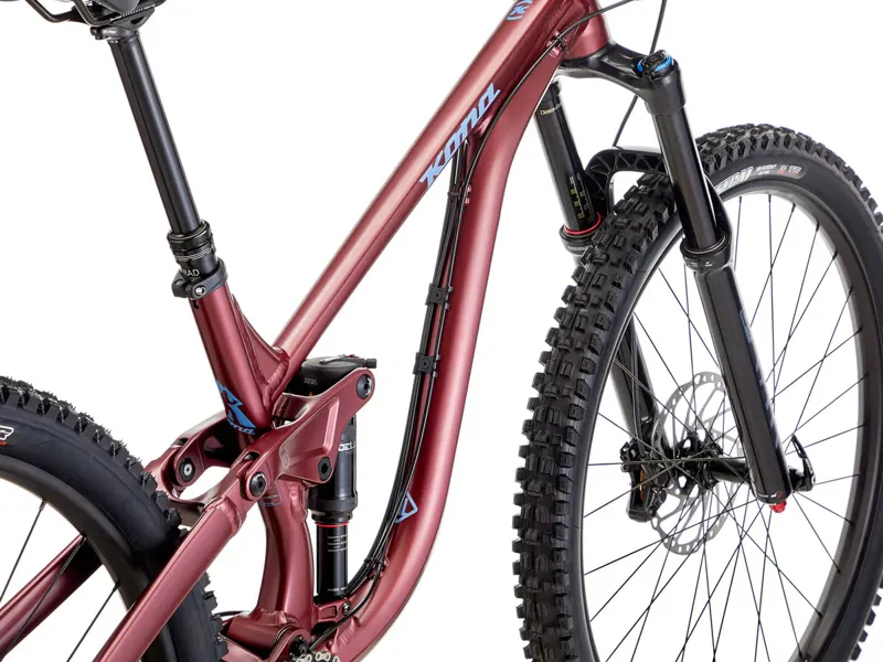 Kona Process SE 153 G2 29 inch Microshift Full Suspension MTB 2025 in Plum-3