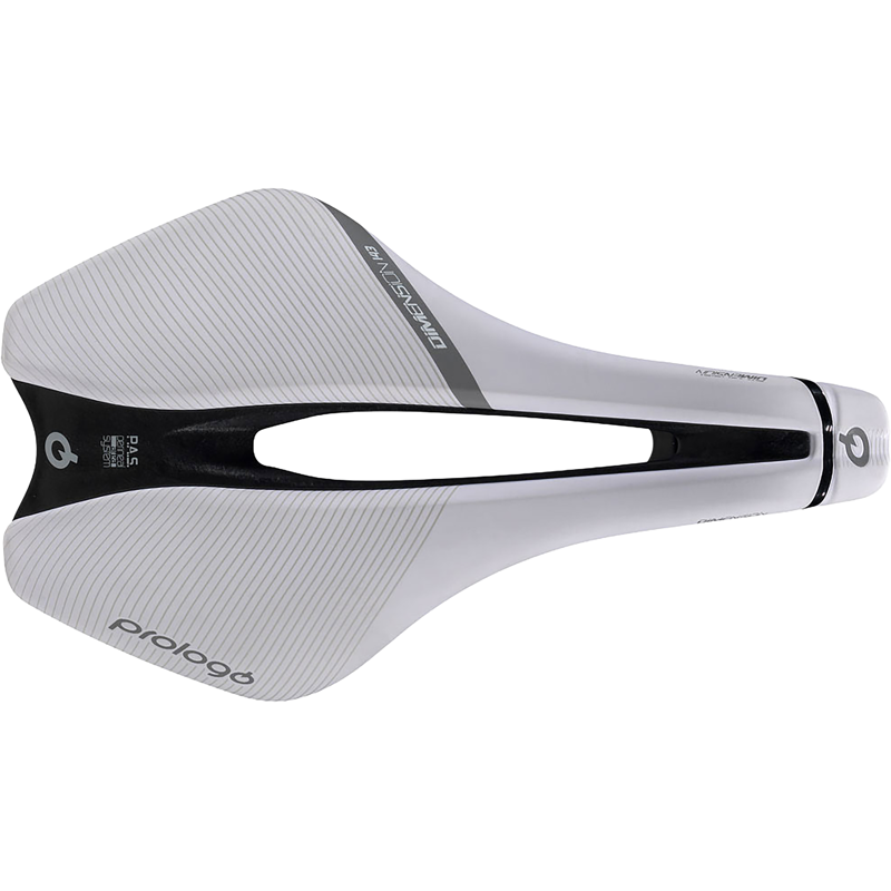 Balfes Bikes Prologo Dimension PAS T4.0 Saddle 143 in White | Free postage over £30, £10 off first order, price match & 0% finance.