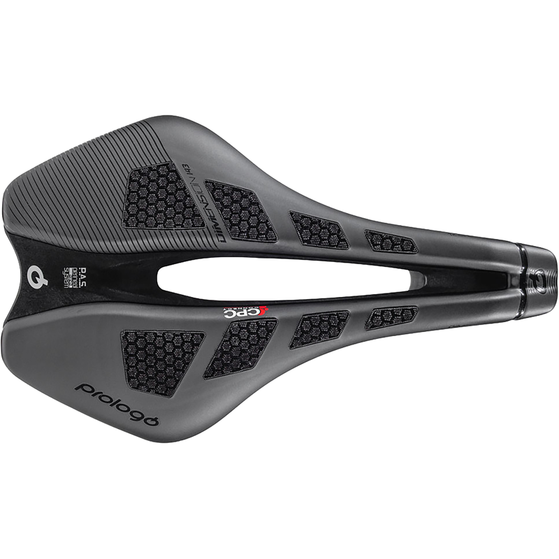 Balfes Bikes Prologo Dimension PAS Tirox CPC Saddle 143 in Black | Free postage over £30, £10 off first order, price match & 0% finance.