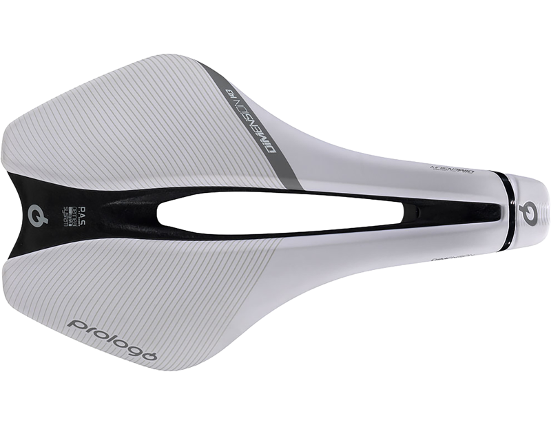 Balfes Bikes Prologo Dimension PAS Tirox Saddle 143 in White | Free postage over £30, £10 off first order, price match & 0% finance.