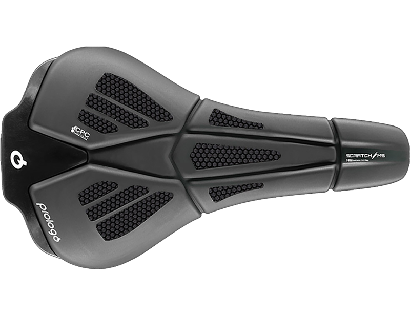 Balfes Bikes Prologo Scratch M5 140 CPC Tirox Saddle in Black | Free postage over £30, £10 off first order, price match & 0% finance.