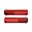 Peaty's Monarch Knurl Grip Thick Lock-On Grips in Red