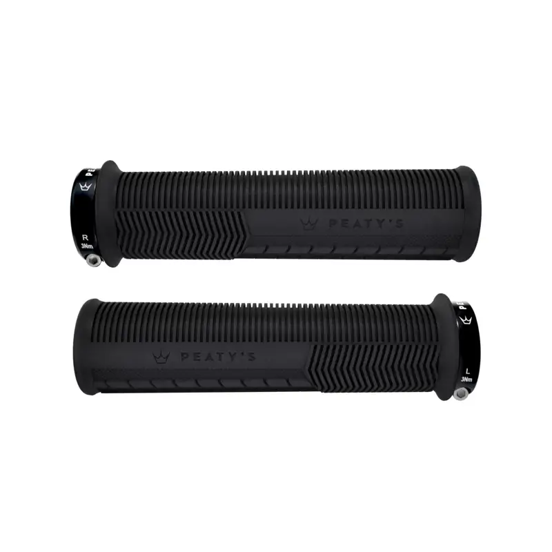 Balfes Bikes Peaty's Monarch Mushroom Grip Thin - 30-32mm in Black | Free postage over £30, £10 off first order, price match & 0% finance.