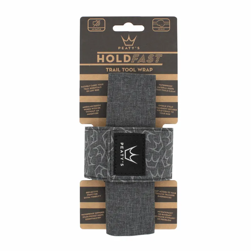 Peaty's HoldFast Trail Tool Wrap in Slate Grey-1