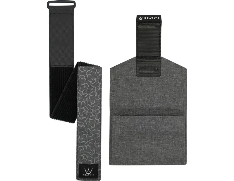 Peaty's HoldFast Trail Tool Wrap in Slate Grey-1