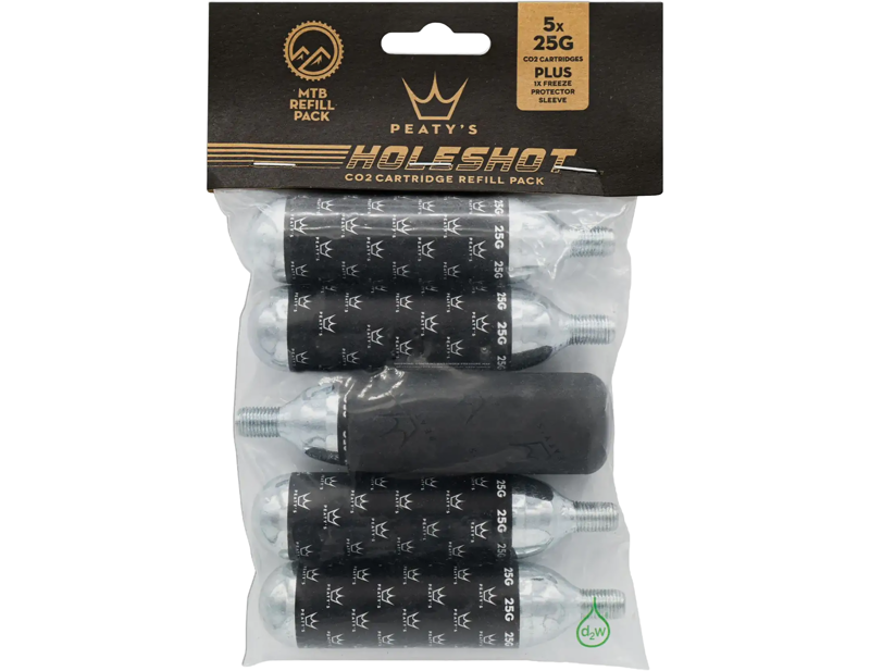 Balfes Bikes Peaty's Holeshot CO2 Cartridge Refill Pack - MTB 25g | Free postage over £30, £10 off first order, price match & 0% finance.