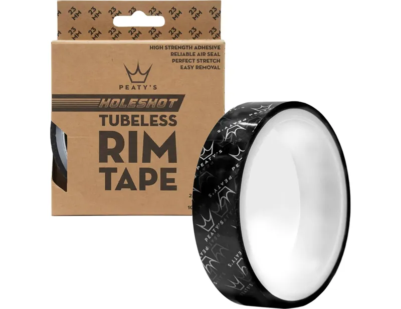 Balfes Bikes Peaty's Holeshot Tubeless Rim Tape 50m in Black | Free postage over £30, £10 off first order, price match & 0% finance.