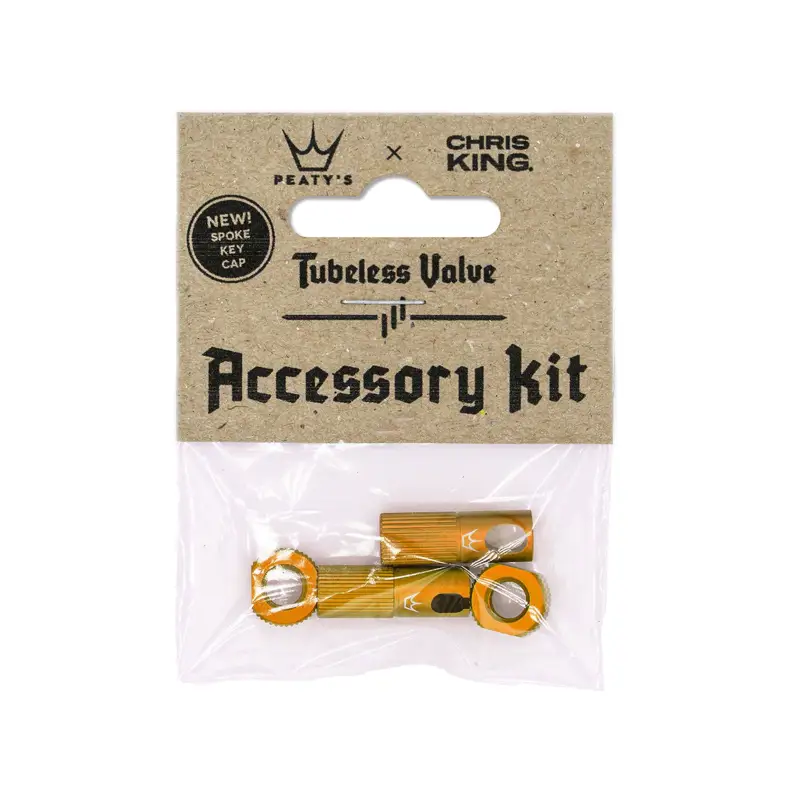 Balfes Bikes Peaty's x Chris King Tubeless Valve Accessory Kit in Mango | Free postage over £30, £10 off first order, price match & 0% finance.