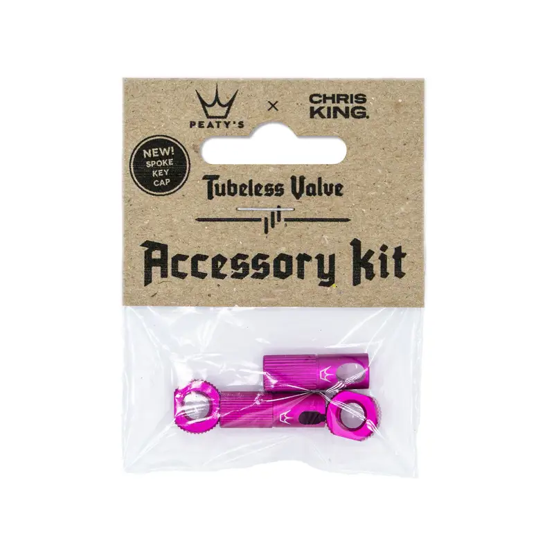 Balfes Bikes Peaty's x Chris King Tubeless Valve Accessory Kit in Punch | Free postage over £30, £10 off first order, price match & 0% finance.