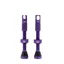 Peaty's x Chris King Tubeless MK2 Valves 42-80mm in Violet