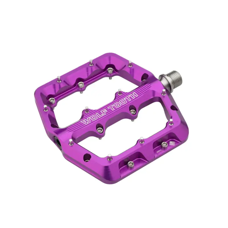 Balfes Bikes Wolf Tooth Waveform Mountain Bike Pedals in Purple | Free postage over £30, £10 off first order, price match & 0% finance.