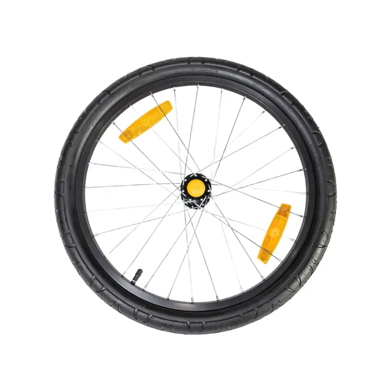 Balfes Bikes Burley Push Button Wheel Assembly 20 inch Bee | Free postage over £30, £10 off first order, price match & 0% finance.