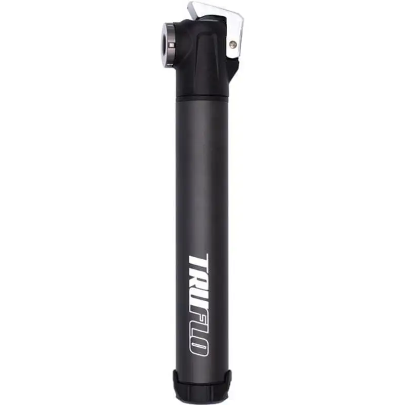 Balfes Bikes Truflo Air Switch Pocket High Volume/High Pressure Mini Pump in Grey/Black | Free postage over £30, £10 off first order, price match & 0% finance.