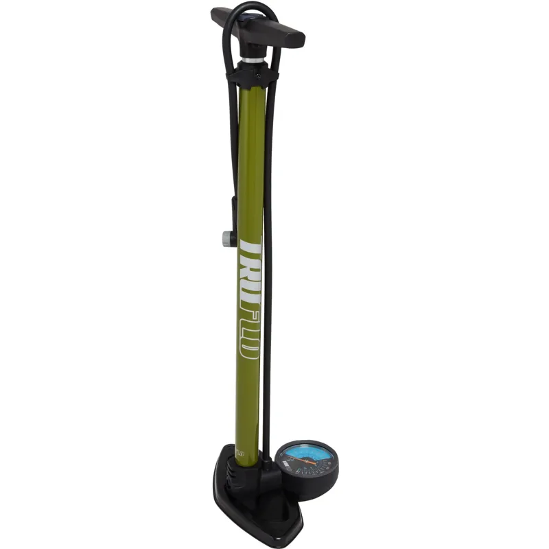 Truflo Supertrax Floor Pump in Olive Green-1