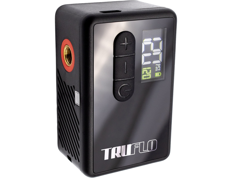 Truflo Electron Compact Electric Inflator Pump in Black