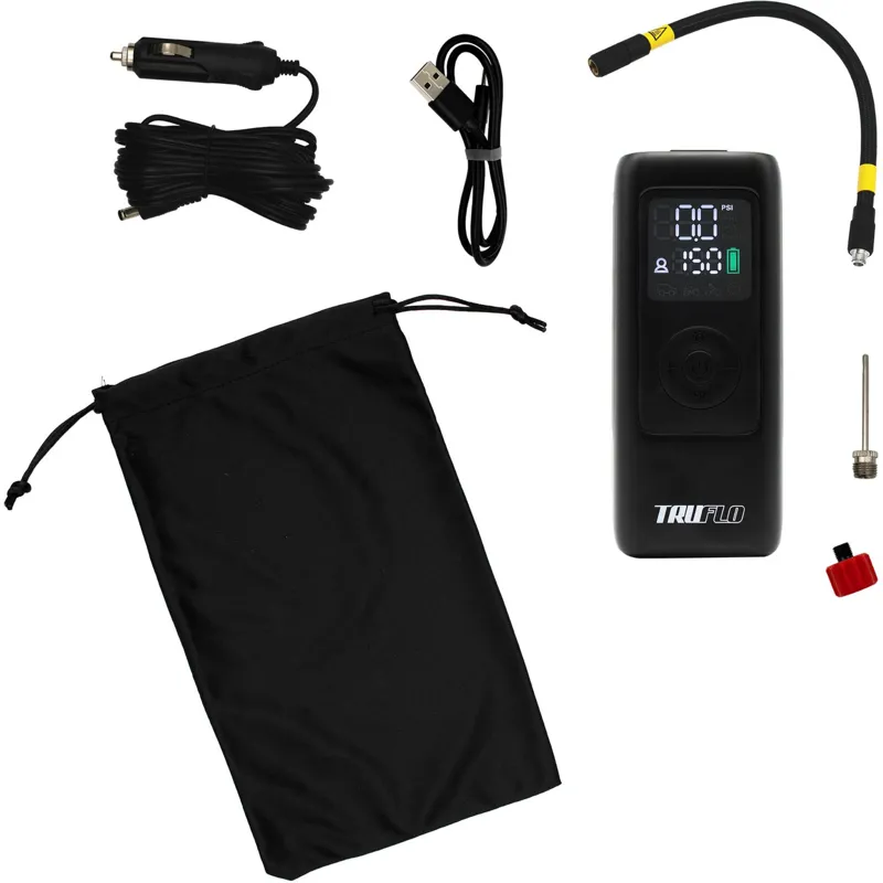 Truflo Electron Max Electric Inflator Pump in Black-1