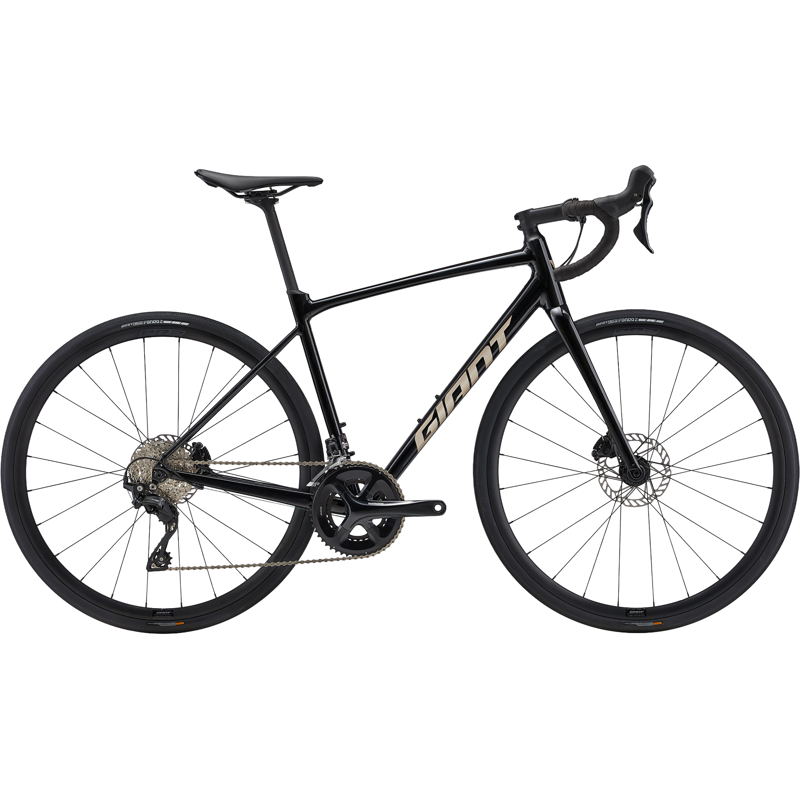Balfes Bikes Giant Contend AR 1 Road Bike 2025 in Gloss Panther/Sandshell | Free postage over £30, £10 off first order, price match & 0% finance.