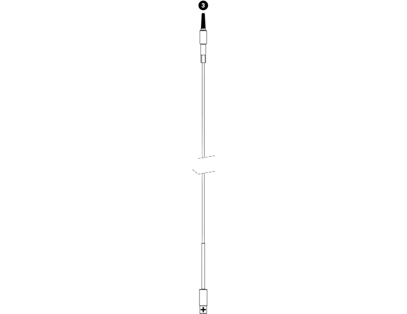 Balfes Bikes Park Tool IR-1.3 Replacement Cable With Barbed Adapter in Blue | Free postage over £30, £10 off first order, price match & 0% finance.