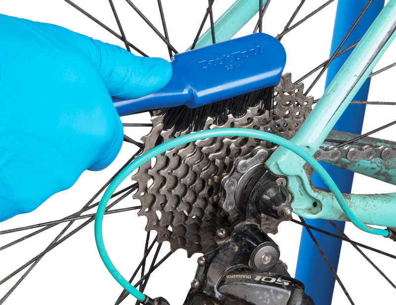 Park Tool GSC-4 Bicycle Cassette Cleaning Brush in Blue-2