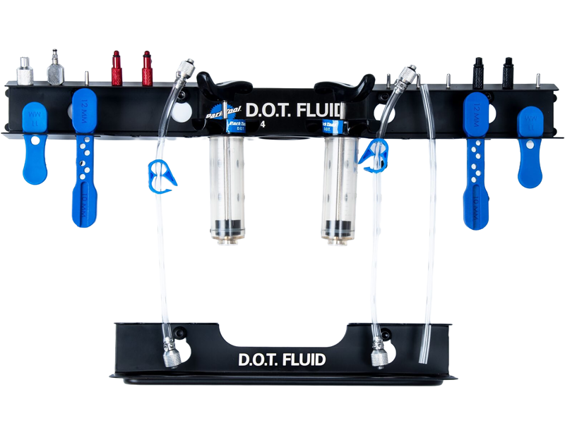 Park Tool JH-4 Wall Mounted Bleed Kit Organiser in Black-1
