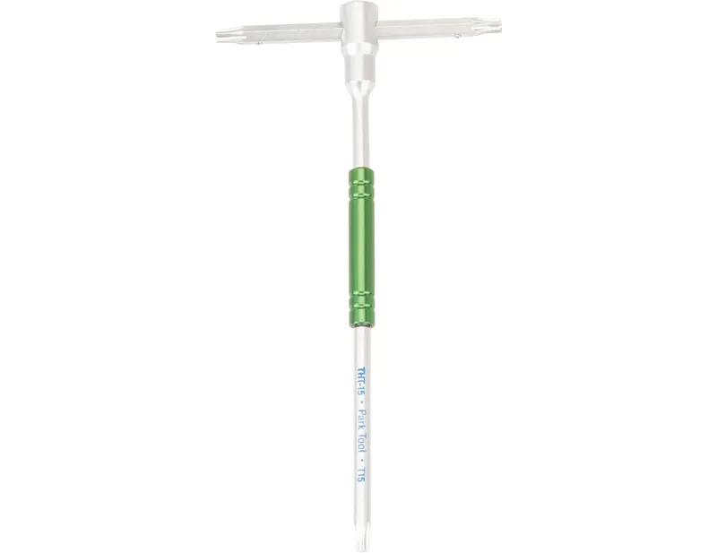 Park Tool THT-15 Sliding T-Handle Torx Wrench T15 in Silver/Green