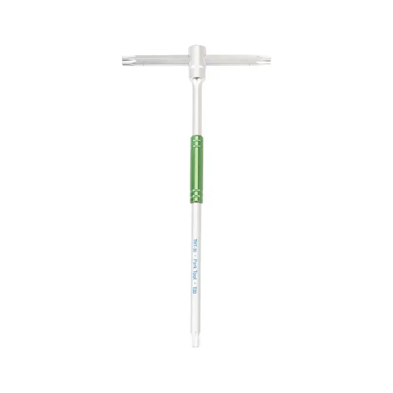 Balfes Bikes Park Tool THT-30 Sliding T-Handle Torx Wrench T30 in Silver/Green | Free postage over £30, £10 off first order, price match & 0% finance.