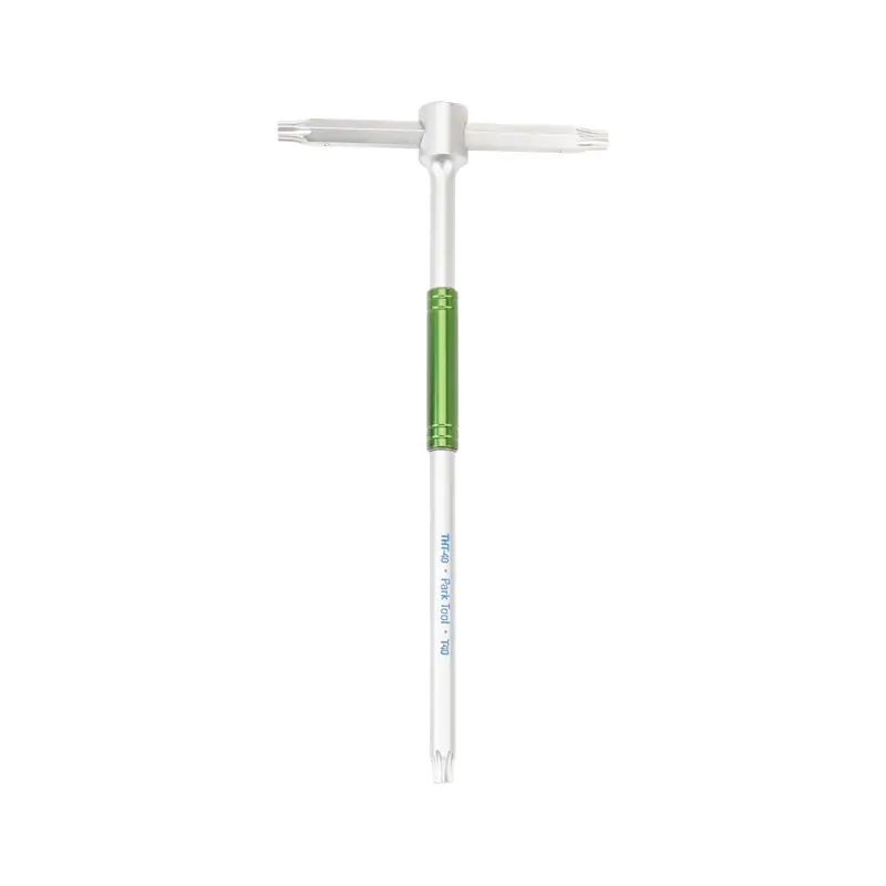 Balfes Bikes Park Tool THT-40 Sliding T-Handle Torx Wrench T40 in Silver/Green | Free postage over £30, £10 off first order, price match & 0% finance.