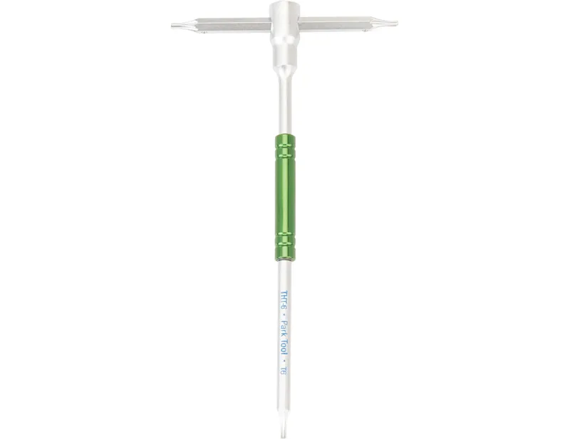 Balfes Bikes Park Tool THT-6 Sliding T-Handle Torx Wrench T6 in Silver/Green | Free postage over £30, £10 off first order, price match & 0% finance.