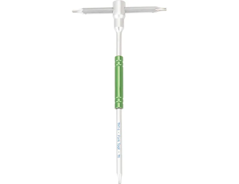 Balfes Bikes Park Tool THT-8 Sliding T-Handle Torx Wrench T8 in Silver/Green | Free postage over £30, £10 off first order, price match & 0% finance.