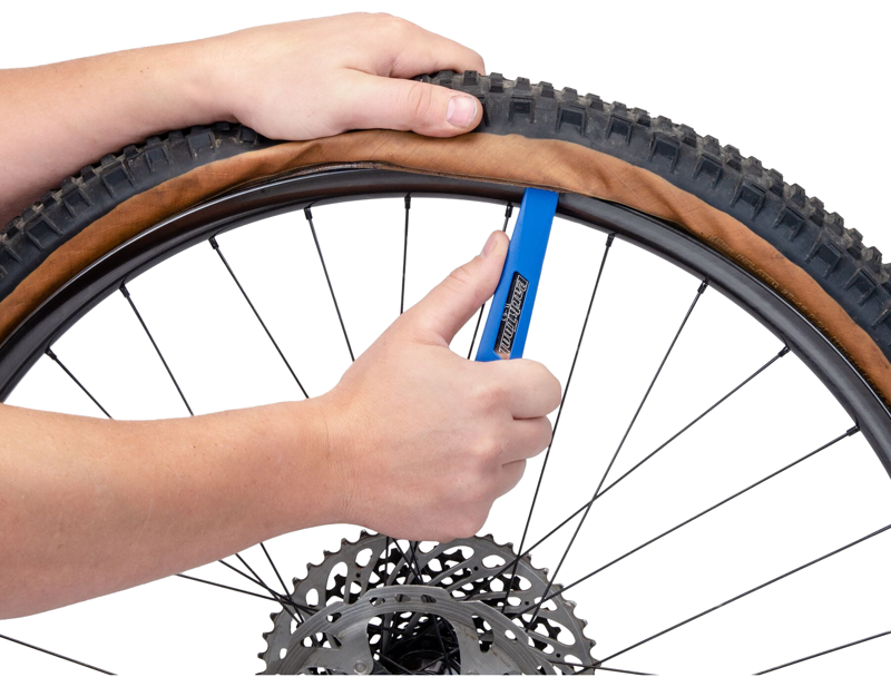 Park Tool TL-6.3 Steel-Core Tyre Lever Set in Blue-1