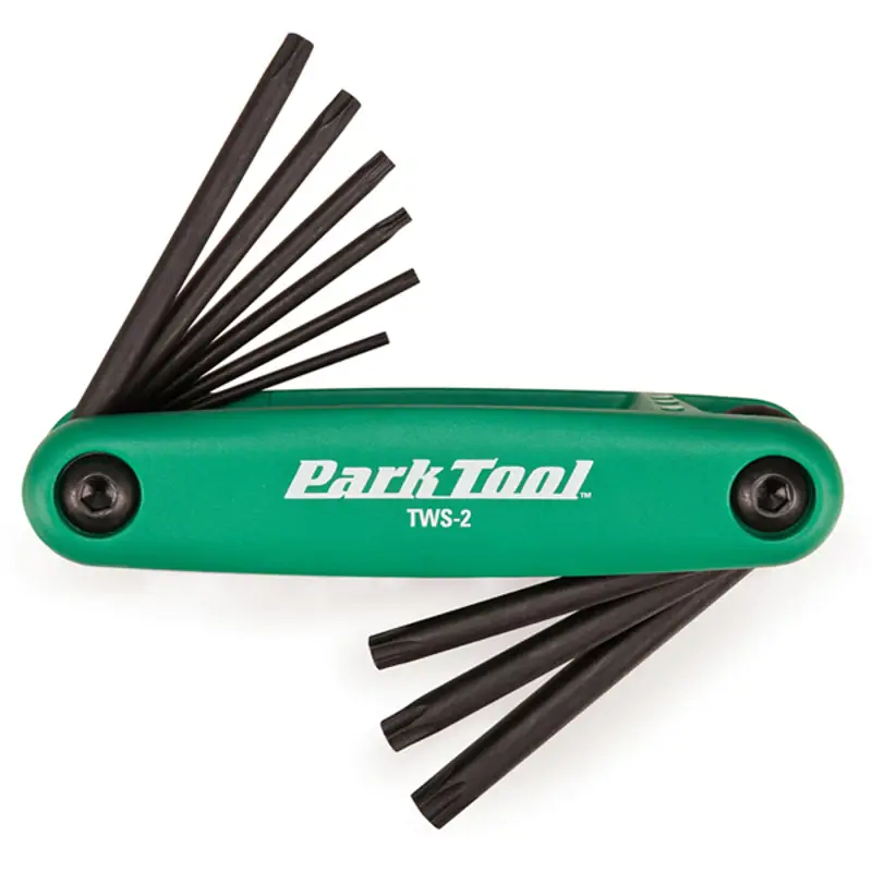 Balfes Bikes Park Tool TWS-2 Fold-Up Torx Compatible Wrench Set in Green | Free postage over £30, £10 off first order, price match & 0% finance.