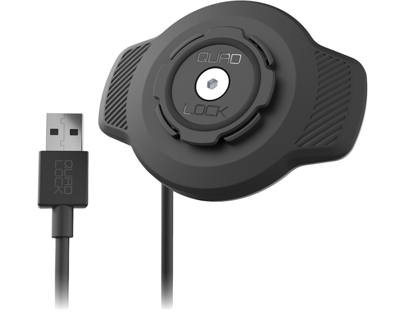 Balfes Bikes Quad Lock Waterproof Wireless Charging Head in Black | Free postage over £30, £10 off first order, price match & 0% finance.
