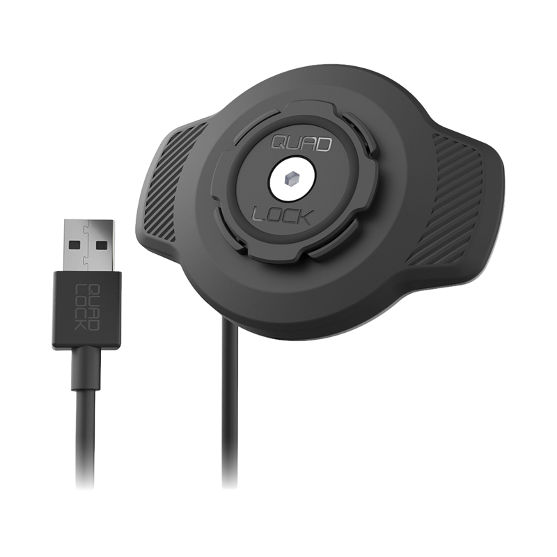Balfes Bikes Quad Lock Waterproof Wireless Charging Head in Black | Free postage over £30, £10 off first order, price match & 0% finance.