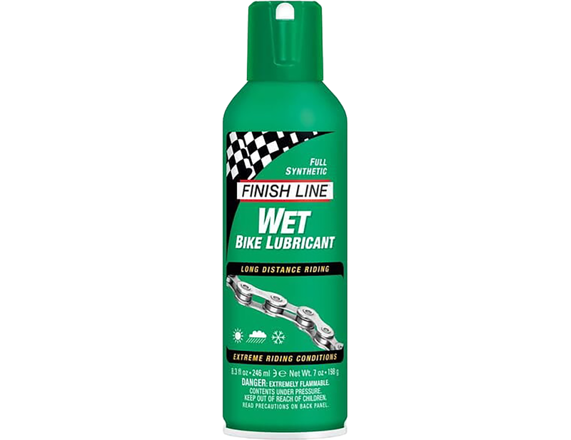 Finish Line Wet Chain Lube Aerosol - 240 ml