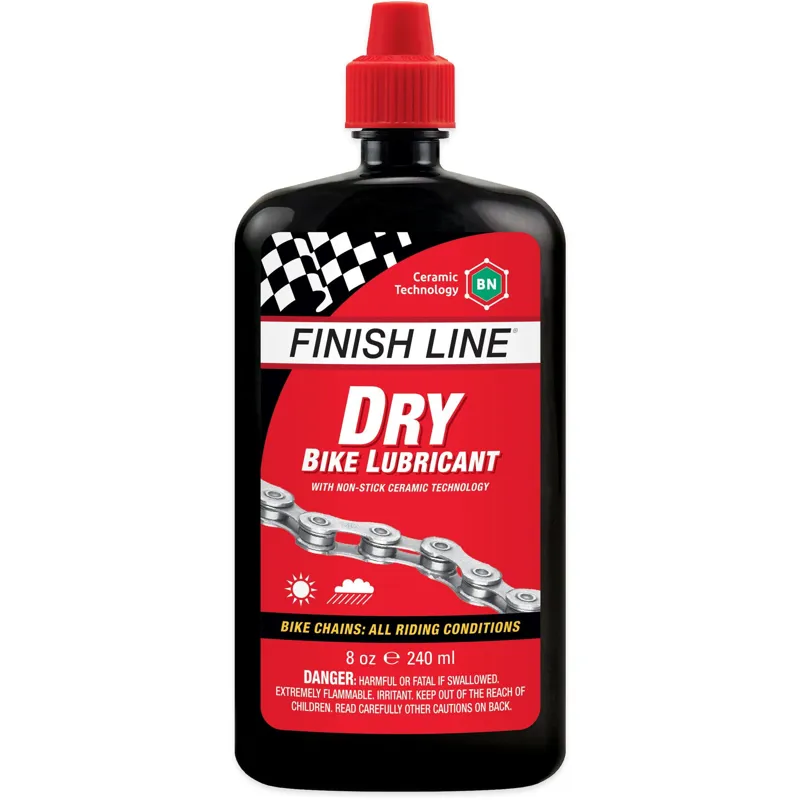 Balfes Bikes Finish Line Finish line Ceramic Tech Dry Chain Lube 240ml | Free postage over £30, £10 off first order, price match & 0% finance.