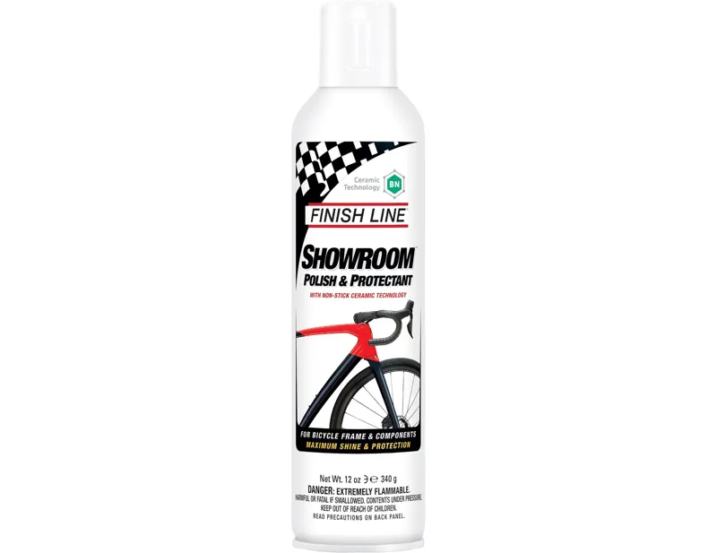 Balfes Bikes Finish Line Ceramic Tech Showroom Polish Aerosol 360ml | Free postage over £30, £10 off first order, price match & 0% finance.