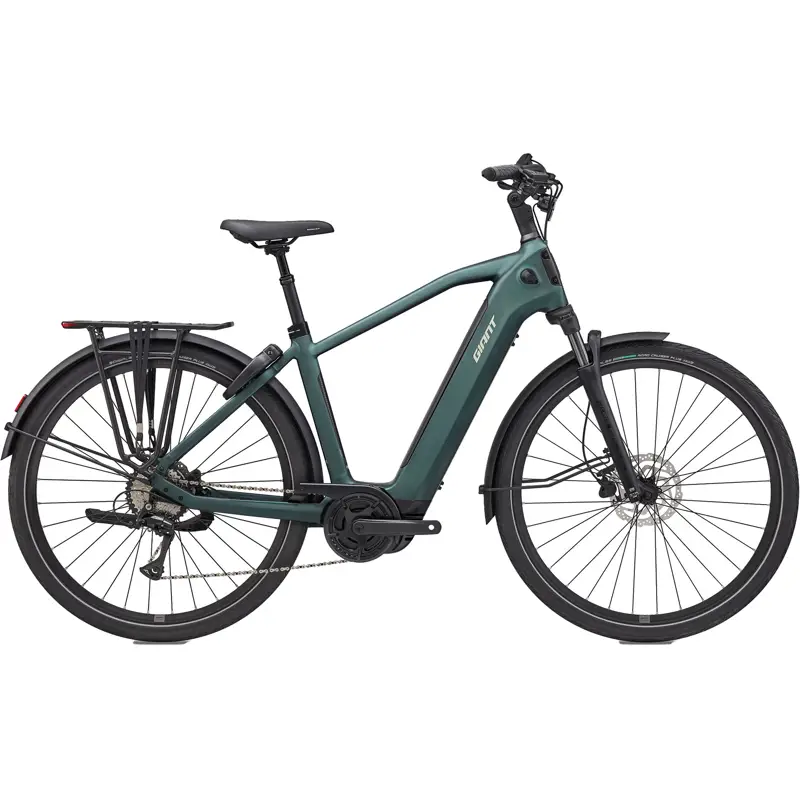 Balfes Bikes Giant NewTour E+ 3 DD 500Wh Electric Hybrid Bike 2027 in Kelp Forest | Free postage over £30, £10 off first order, price match & 0% finance.