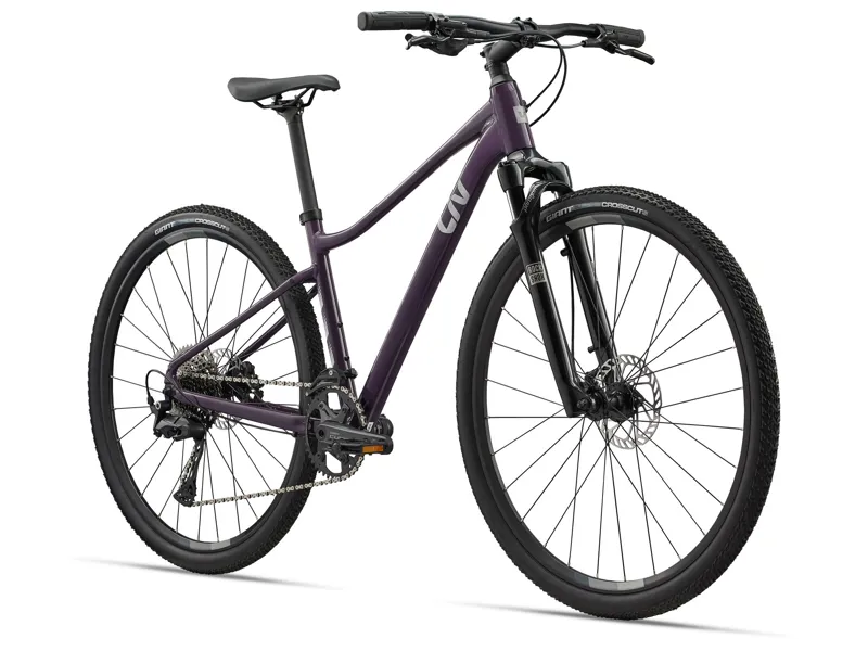 Liv Rove 1 Hybrid Bike 2026 in Tyrian Purple-1
