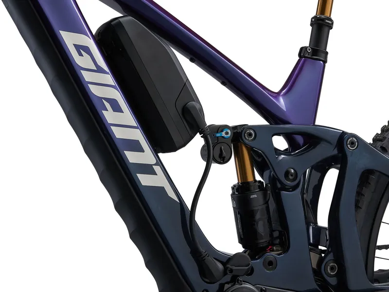 Giant Reign Advanced E+ 0 Electric Full Suspension Mountain Bike 2026 in Purple Haze/Metallic Navy-7