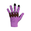 Endura MT500 D3O Full Finger Gloves II in Thistle