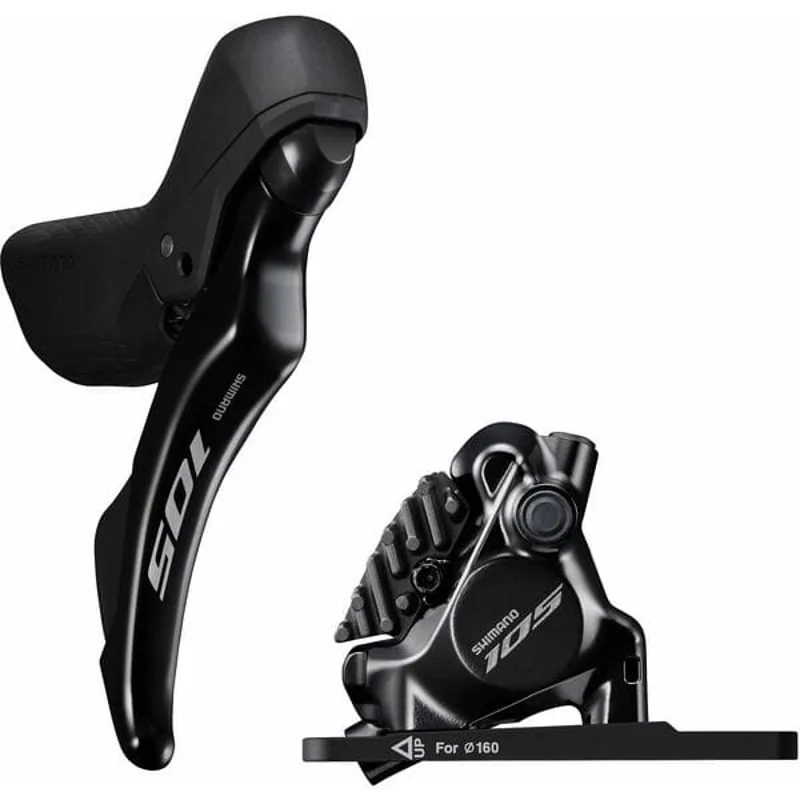 Shimano R7120 105 12-Speed Hydraulic Disc Mechanical STI Set in Black-1
