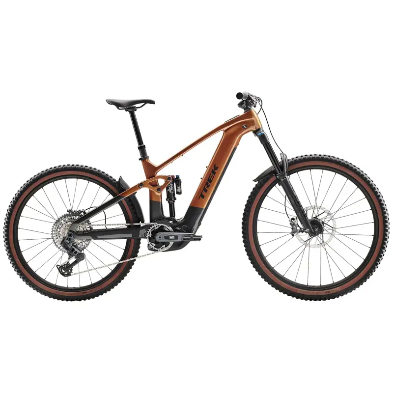 Balfes Bikes EX DEMO Trek Rail+ 9.8 GX AXS T-Type Gen 5 Electric Full Suspension Mountain Bike Large 2026 in Pennyflake | Free postage over £30, £10 off first order, price match & 0% finance.