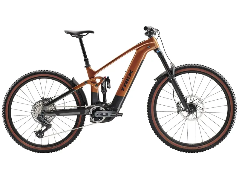 Balfes Bikes EX Demo Trek Rail+ 9.8 GX AXS T-Type Gen 5 Electric Full Suspension Mountain Bike Medium 2026 in Pennyflake | Free postage over £30, £10 off first order, price match & 0% finance.
