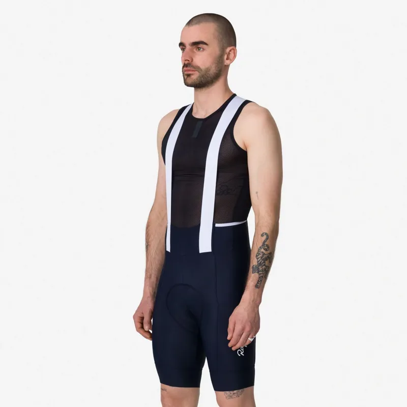 Rapha Brevet Element Cargo Bib Shorts in Dark Navy/White-3
