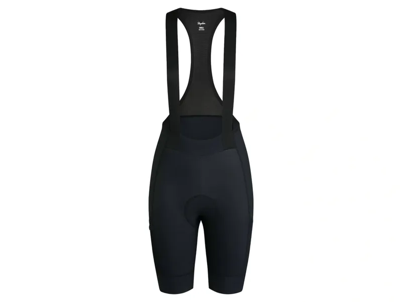 Balfes Bikes Rapha Women's Brevet Element Cargo Bib Shorts in Black/White | Free postage over £30, £10 off first order, price match & 0% finance.
