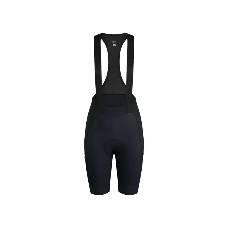Balfes Bikes Rapha Women's Brevet Element Cargo Bib Shorts in Black/White | Free postage over £30, £10 off first order, price match & 0% finance.